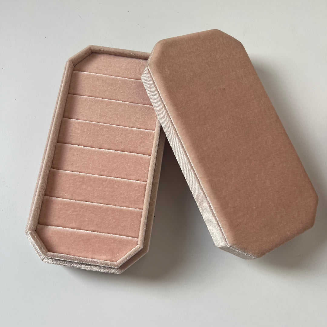 Pink ring box