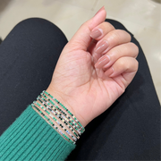 Elea green bracelet (set of 6)