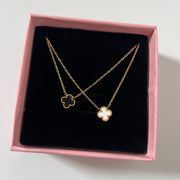 Reversible Clover necklace