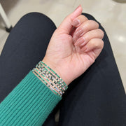Elea green bracelet (set of 6)