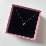 P Initial necklace