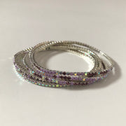 Elea purple bracelet (set of 6)