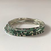 Elea green bracelet (set of 6)