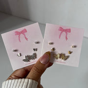 Butterfly earring set